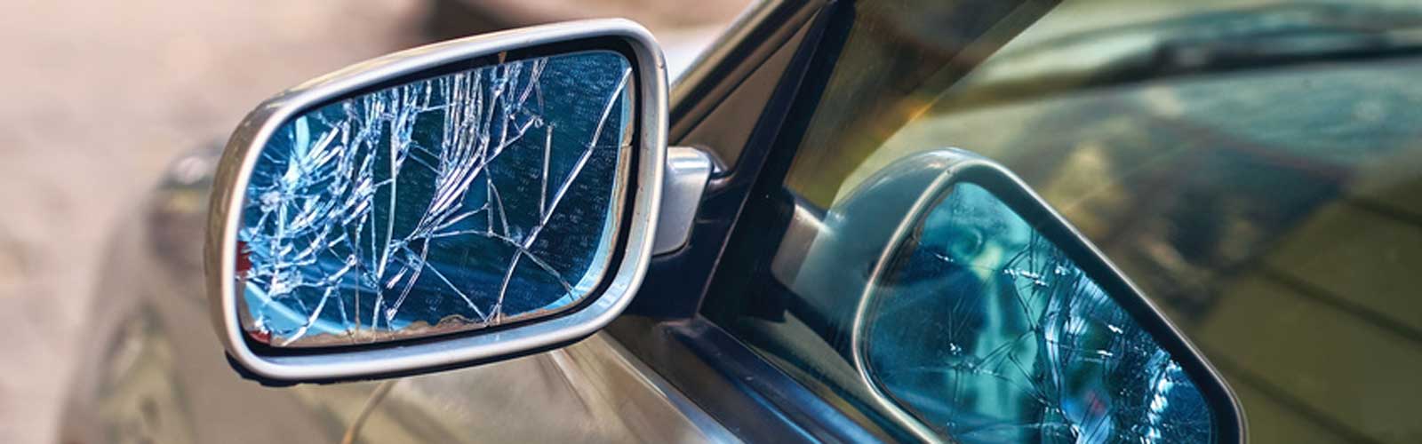 cracked rearview mirror Dixon Auto Body Dixon Auto Body